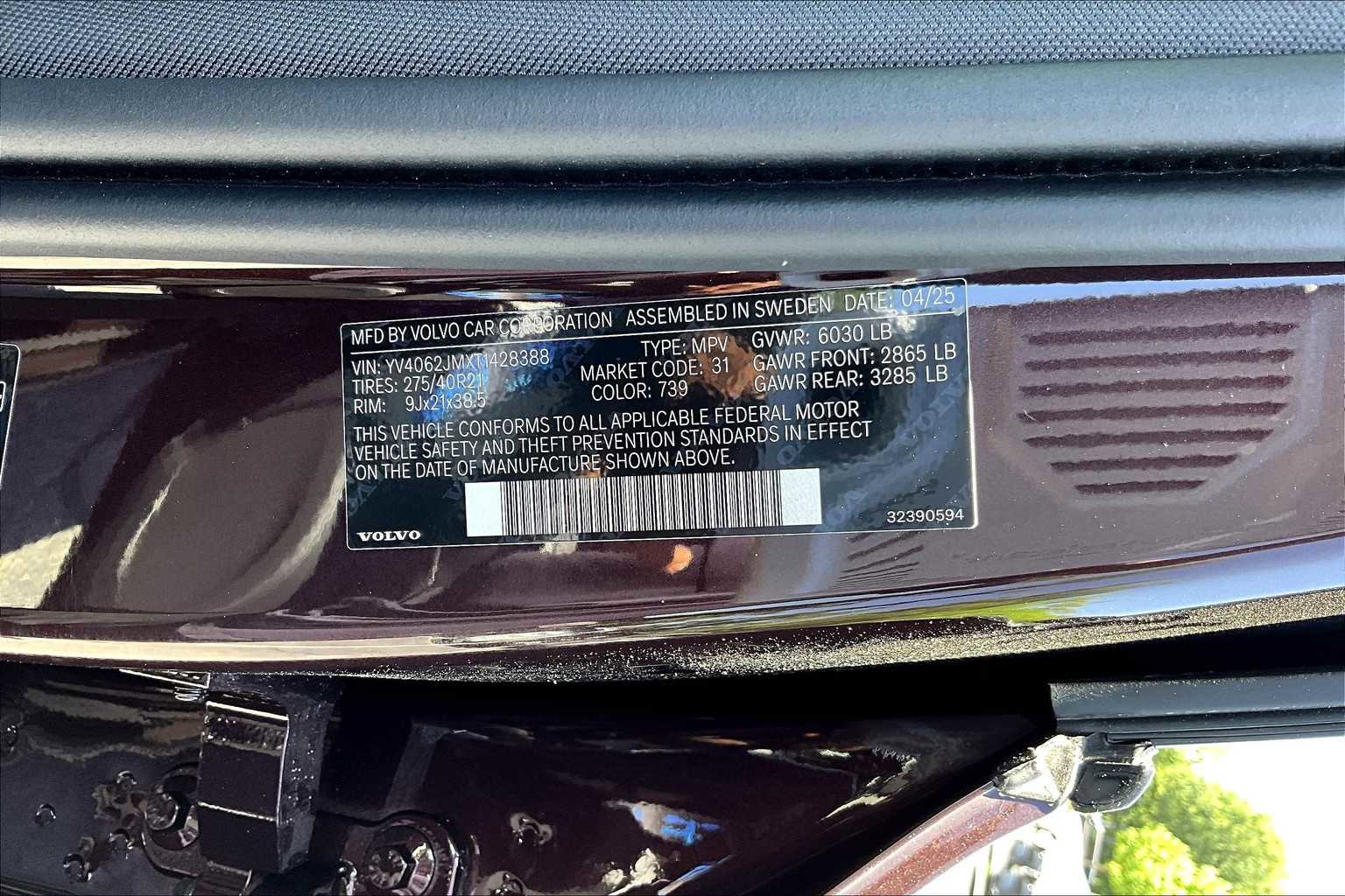 New 2026 Volvo XC90 B6 Ultra w/ Protection Package Premier image 12