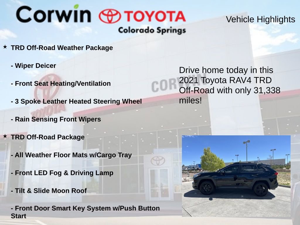 Used 2021 Toyota RAV4 TRD Off-Road w/ TRD Off-Road Weather Package image 6