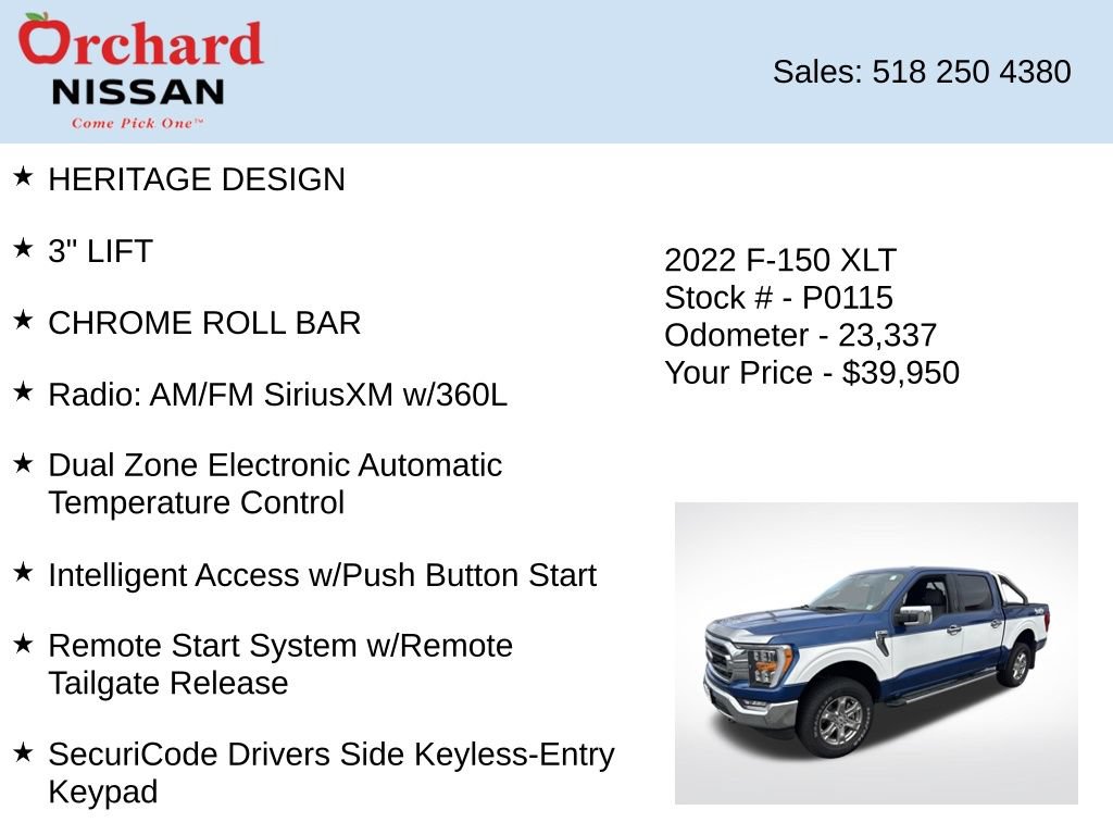 Used 2022 Ford F150 XLT w/ Equipment Group 302A High AWD/4WD image 28