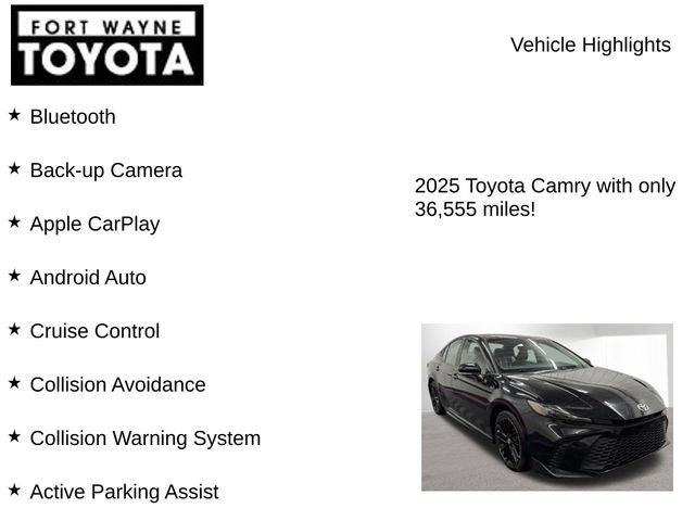 Used 2025 Toyota Camry SE FWD image 7