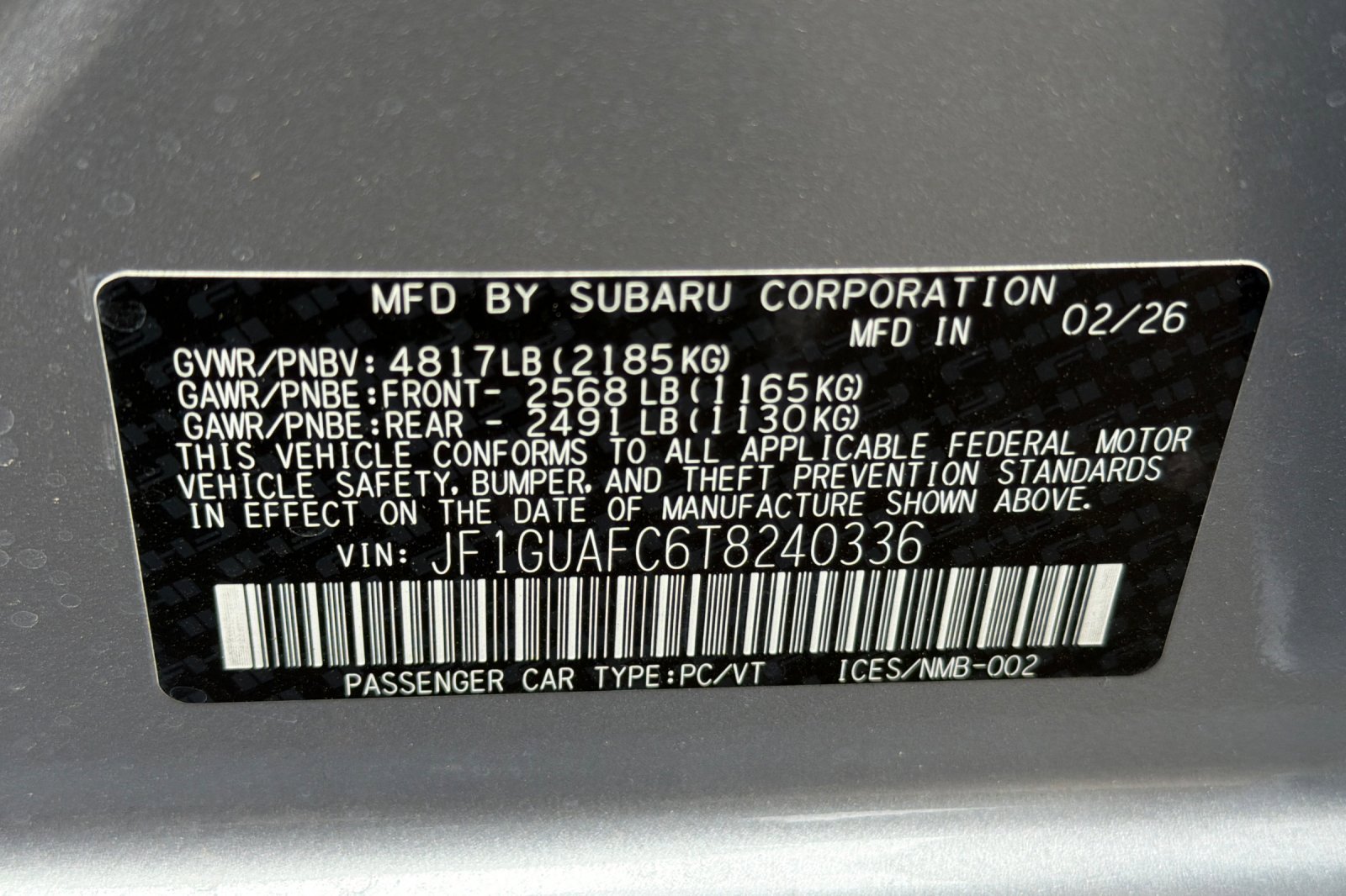 New 2026 Subaru Impreza 2.0i Sport image 27