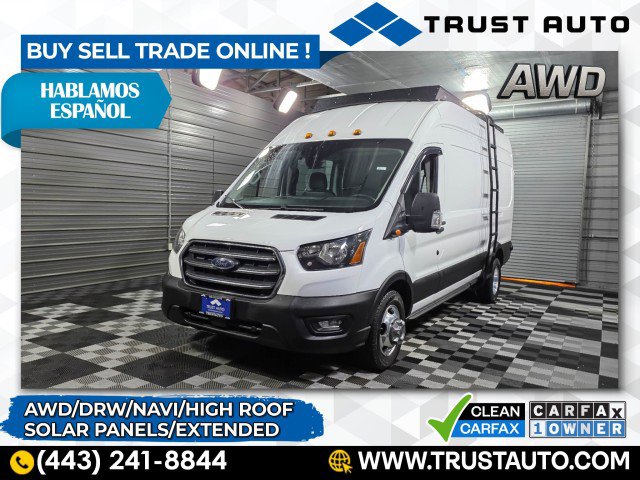 Used 2020 Ford Transit 350 148 High Roof Extended AWD w/ Interior Upgrade Package