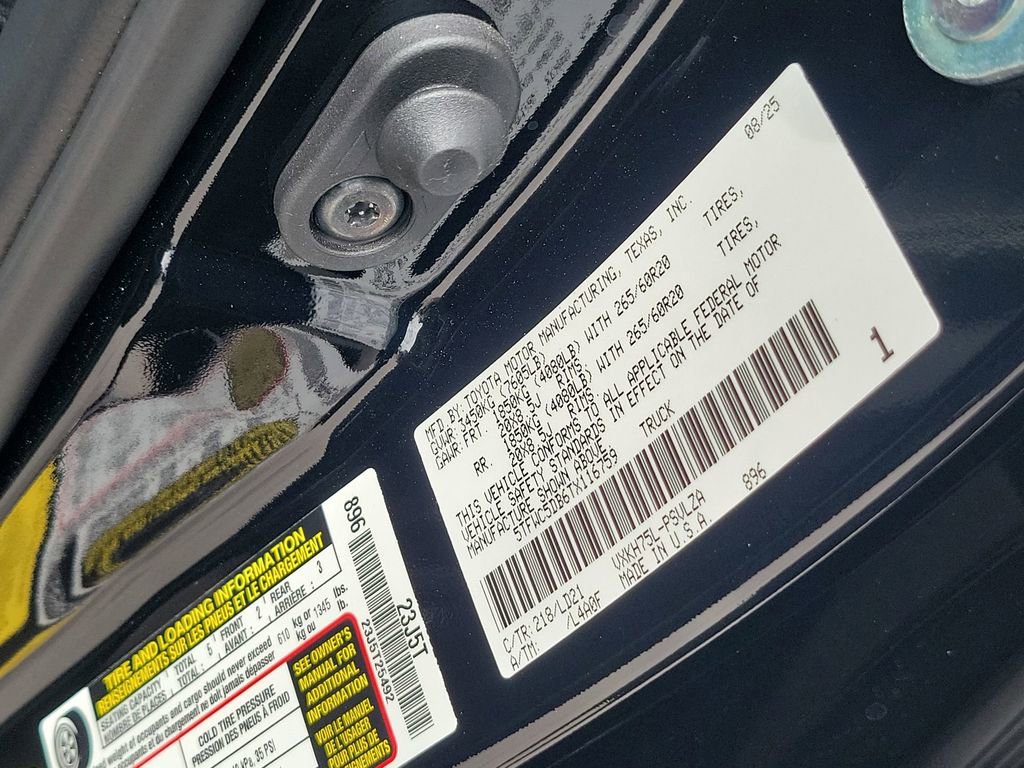 New 2026 Toyota Tundra Limited image 50
