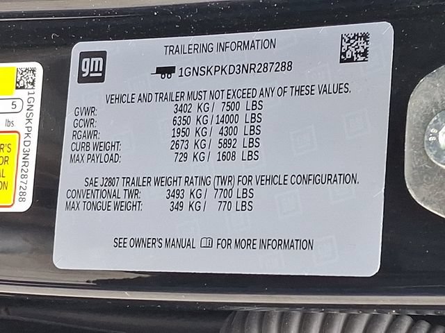 Certified 2022 Chevrolet Tahoe Z71 w/ Luxury Package AWD/4WD image 27