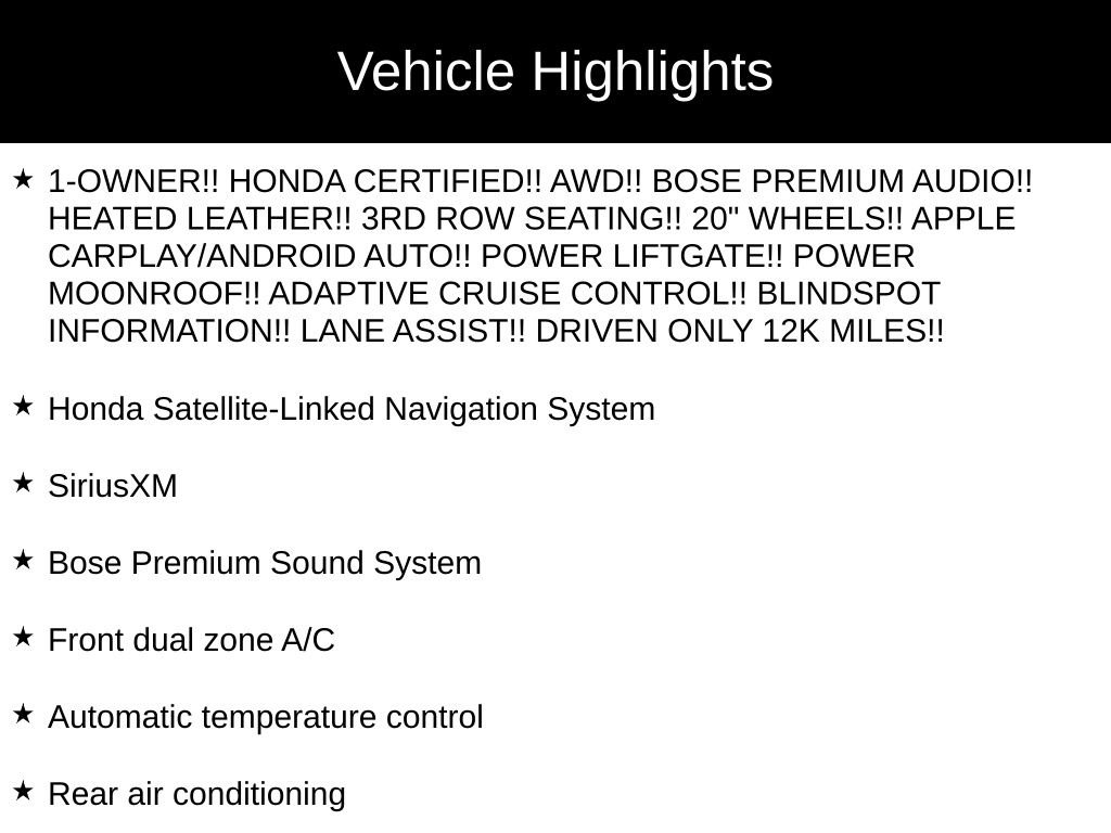 Certified 2025 Honda Pilot Touring image 35