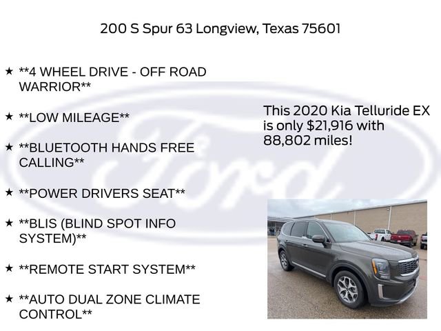 Used 2020 Kia Telluride EX AWD/4WD image 10