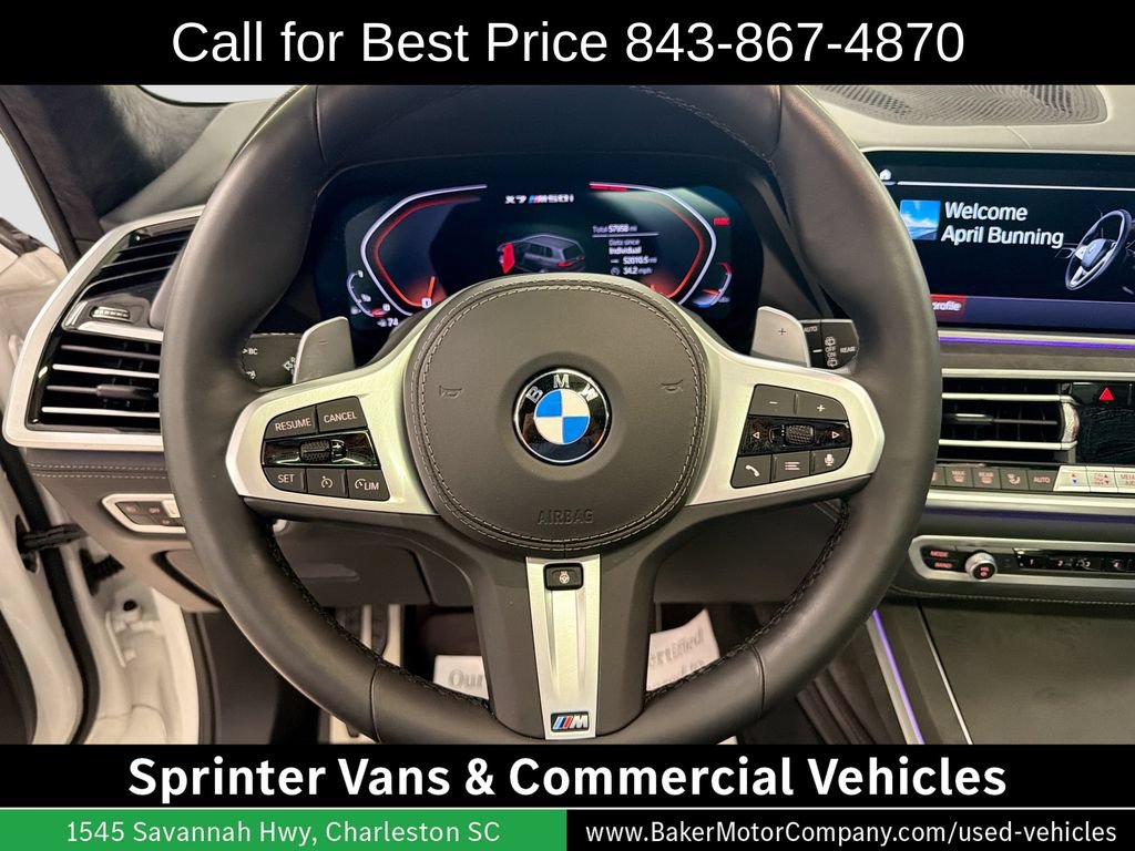 Used 2020 BMW X7 M50i w/ Luxury Seating Package AWD/4WD image 12