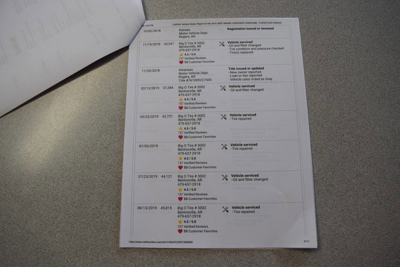 Used 2015 Jeep Grand Cherokee Overland image 69