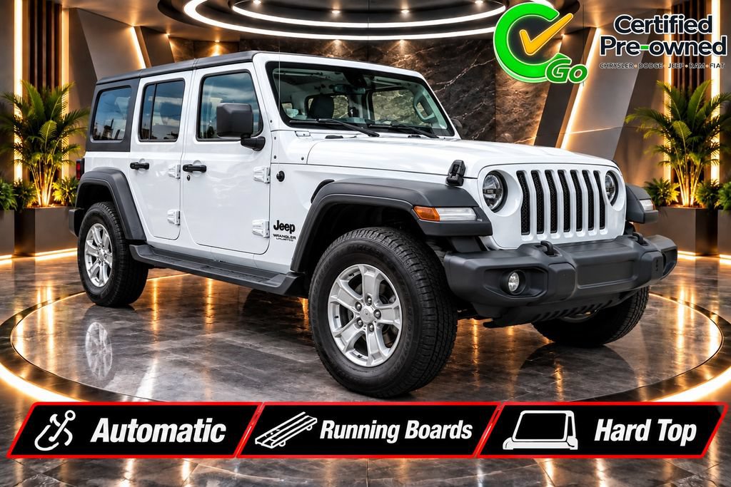Certified 2019 Jeep Wrangler Unlimited Sport S