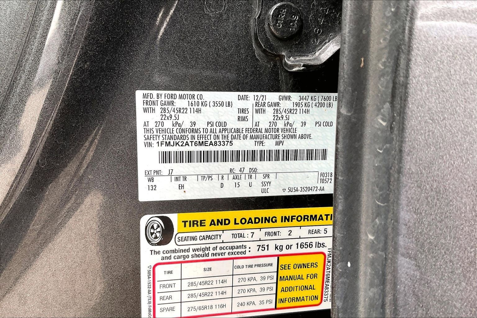 Used 2021 Ford Expedition Max Limited image 27