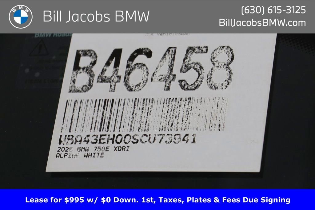 Certified 2025 BMW 750e xDrive AWD/4WD image 28