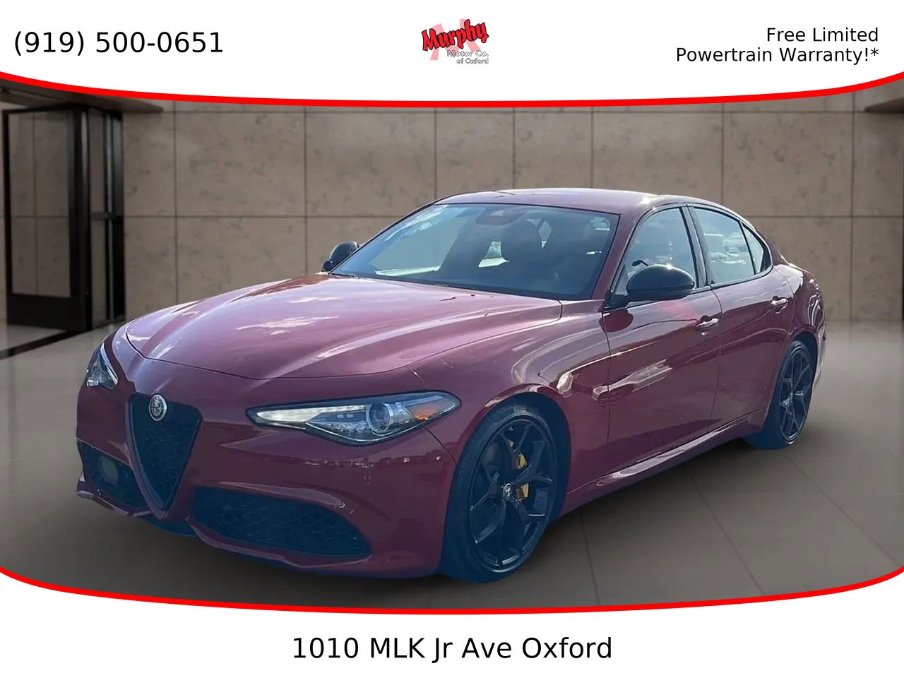 Used 2019 Alfa Romeo Giulia w/ Quick Order Package 22K Sport image 1