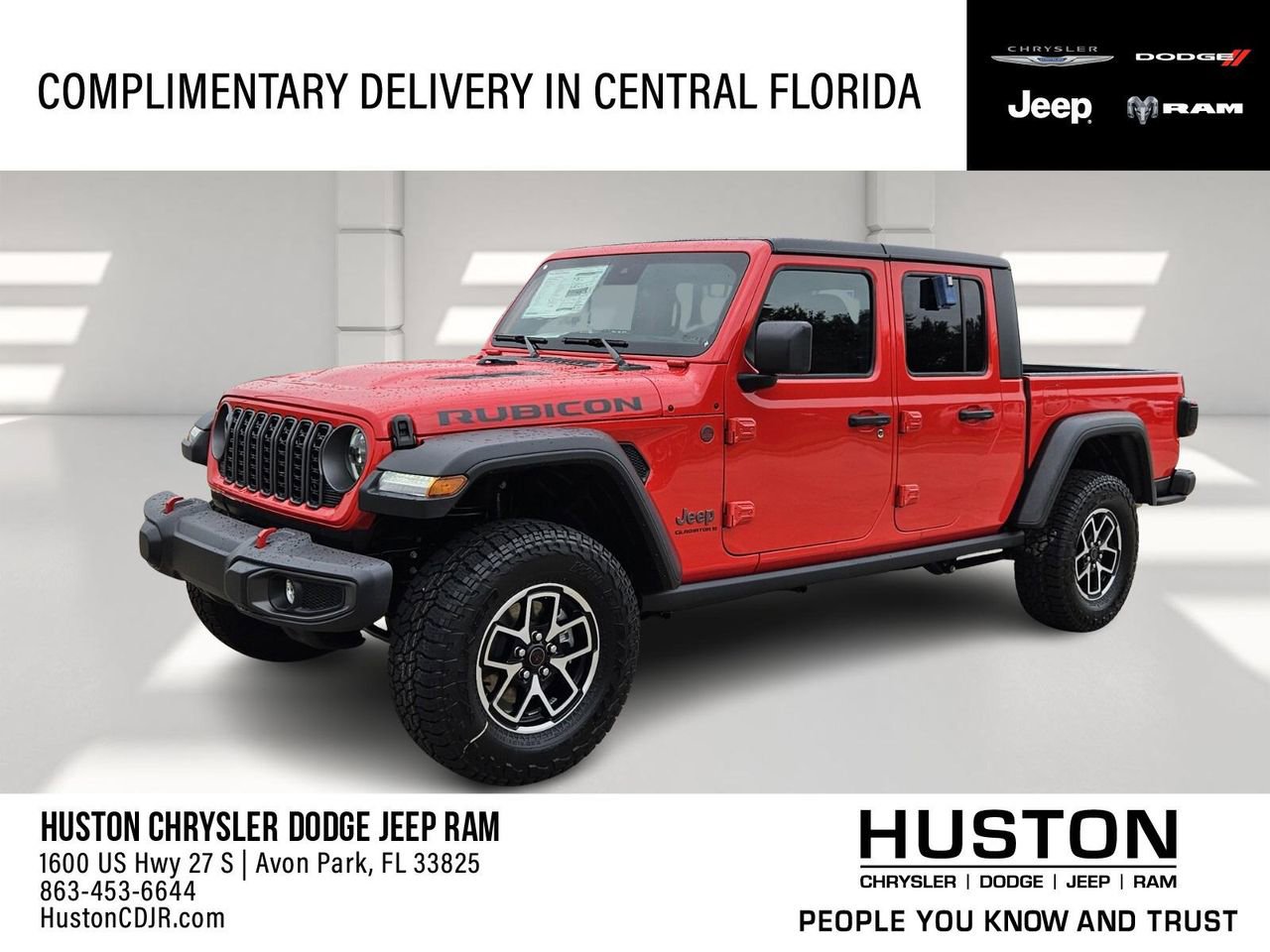 New 2025 Jeep Gladiator Rubicon w/ Convenience Group