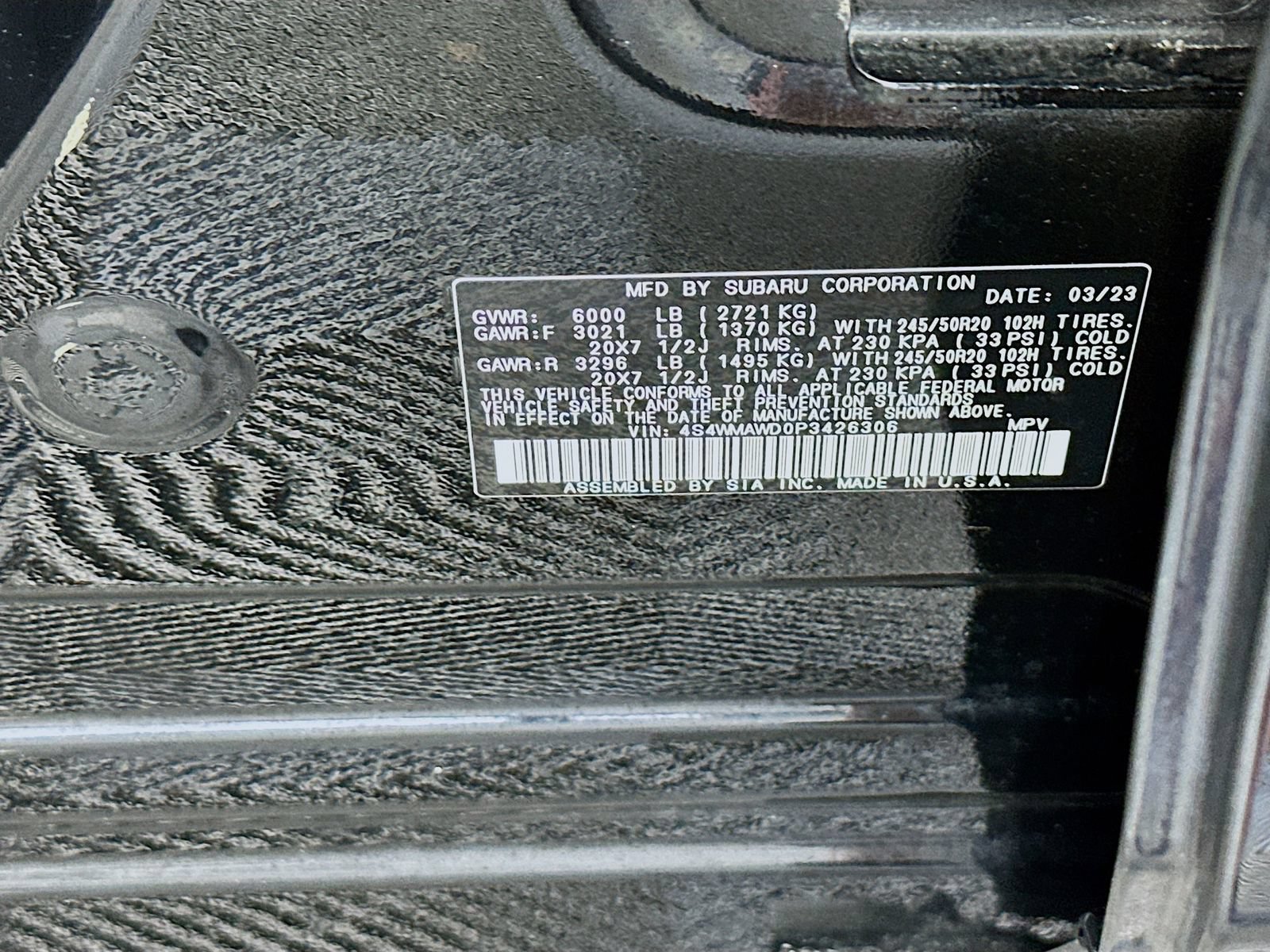Used 2023 Subaru Ascent Touring AWD/4WD image 35