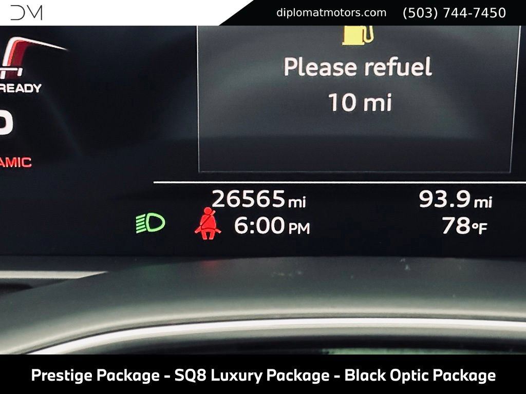 Used 2023 Audi SQ8 Prestige w/ Prestige Package AWD/4WD image 34