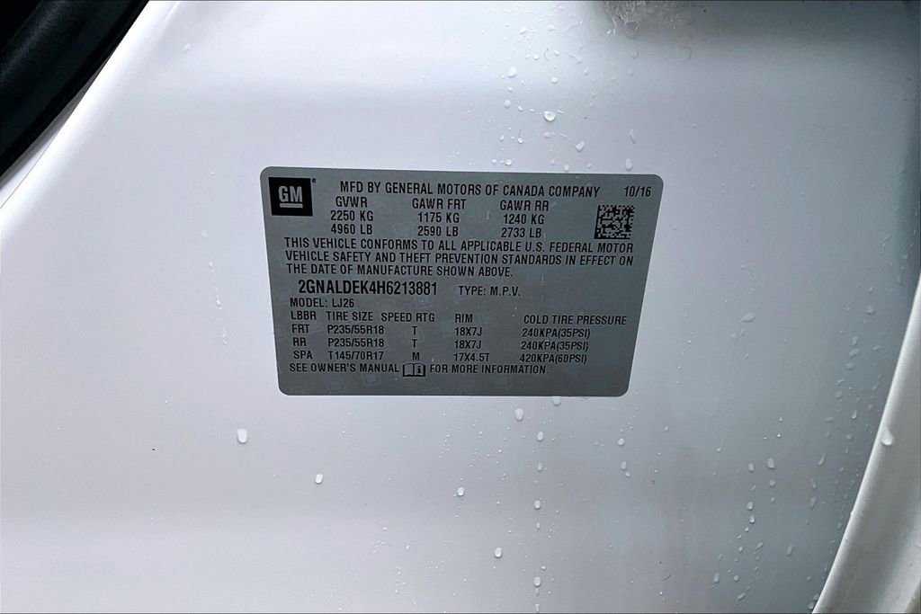 Used 2017 Chevrolet Equinox Premier w/ Enhanced Convenience Package image 36