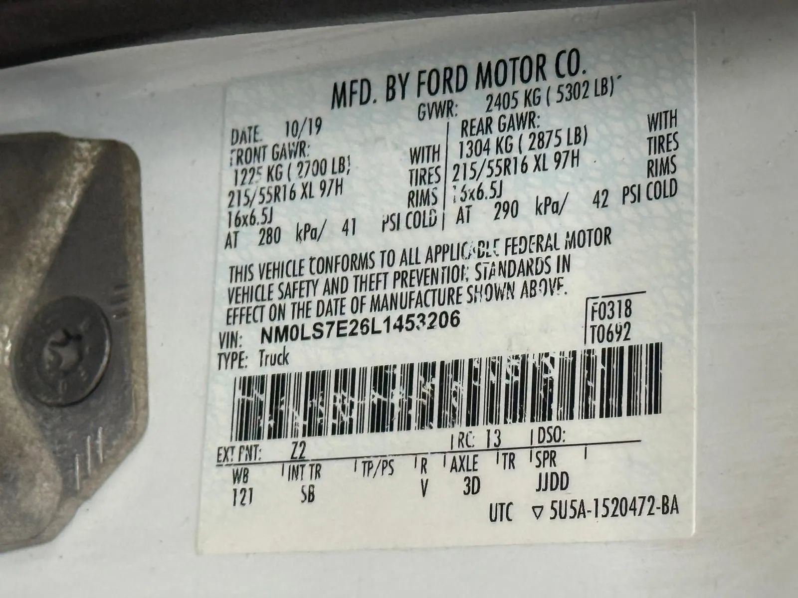 Used 2020 Ford Transit Connect XL image 36