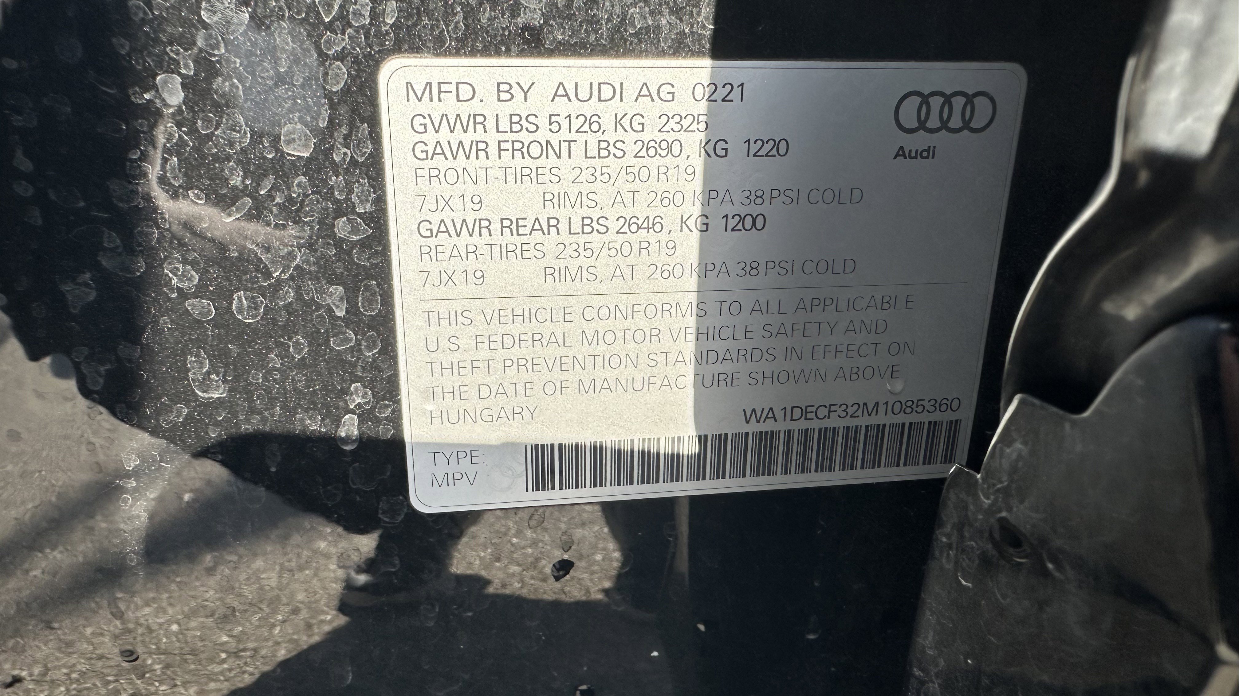 Used 2021 Audi Q3 2.0T Premium w/ 19" Wheel Package image 34