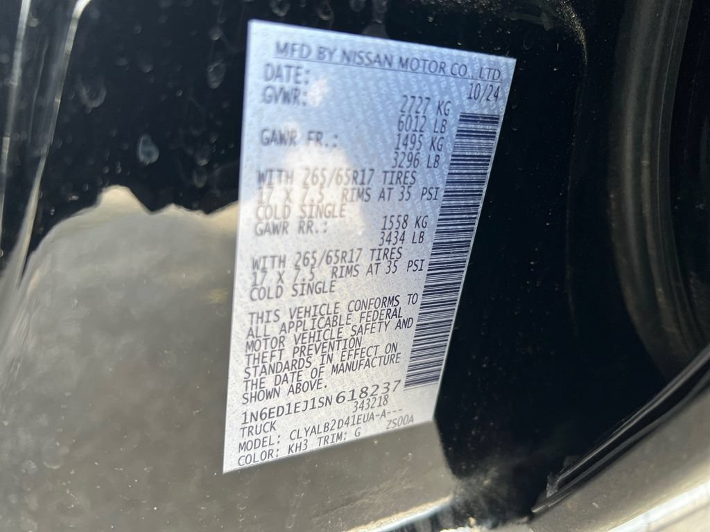 Used 2025 Nissan Frontier SV RWD image 28