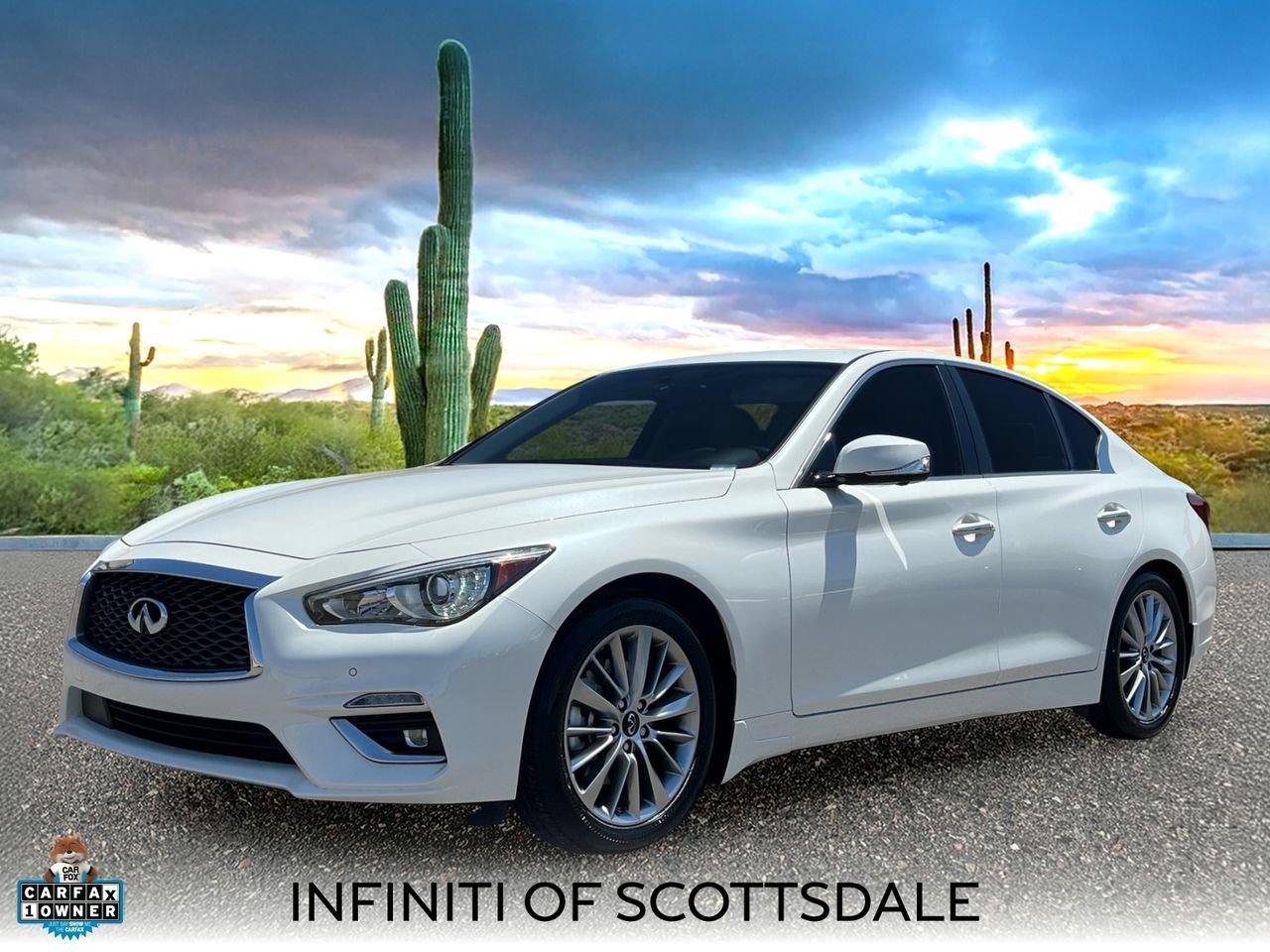 Used 2024 INFINITI Q50 Luxe RWD image 1