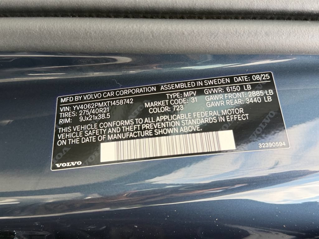 Certified 2026 Volvo XC90 B6 Ultra AWD/4WD image 30