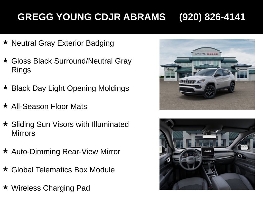 New 2026 Jeep Compass Latitude w/ Quick Order Package 29K image 31