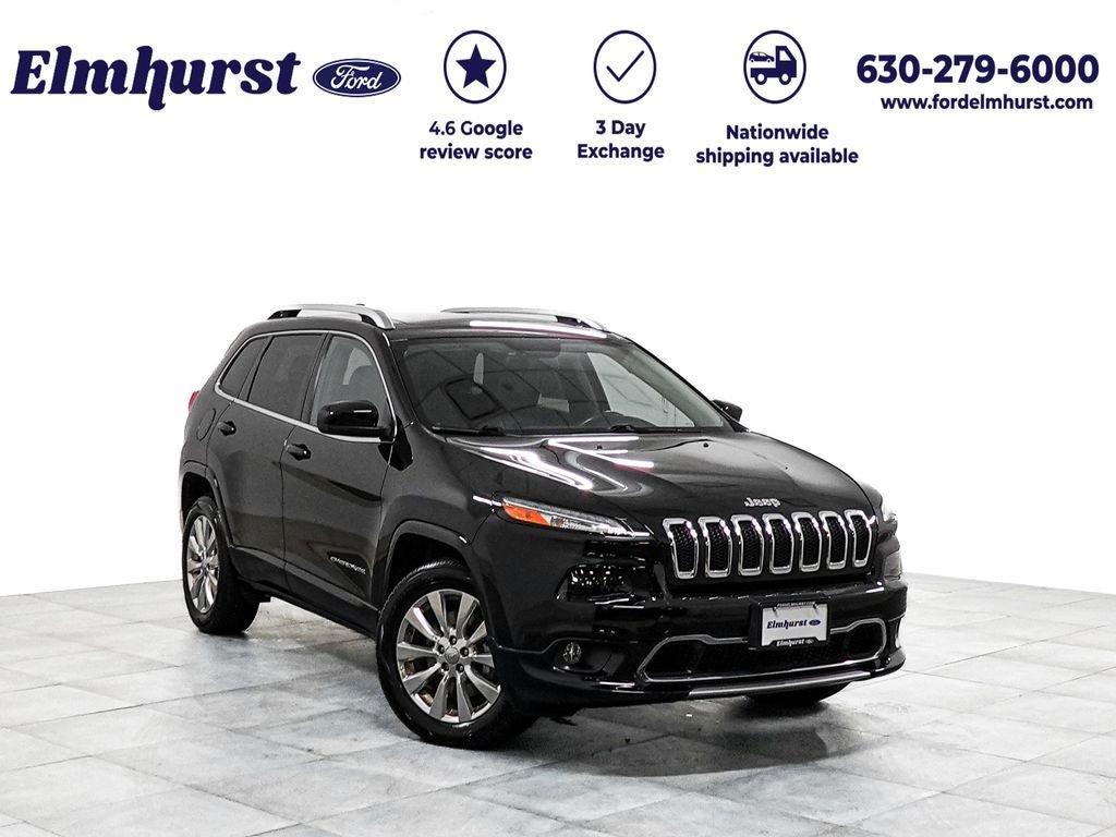 Used 2017 Jeep Cherokee Overland AWD/4WD image 1