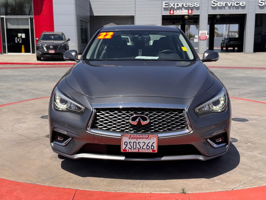 Used 2022 INFINITI Q50 Luxe w/ Cargo Package RWD image 3