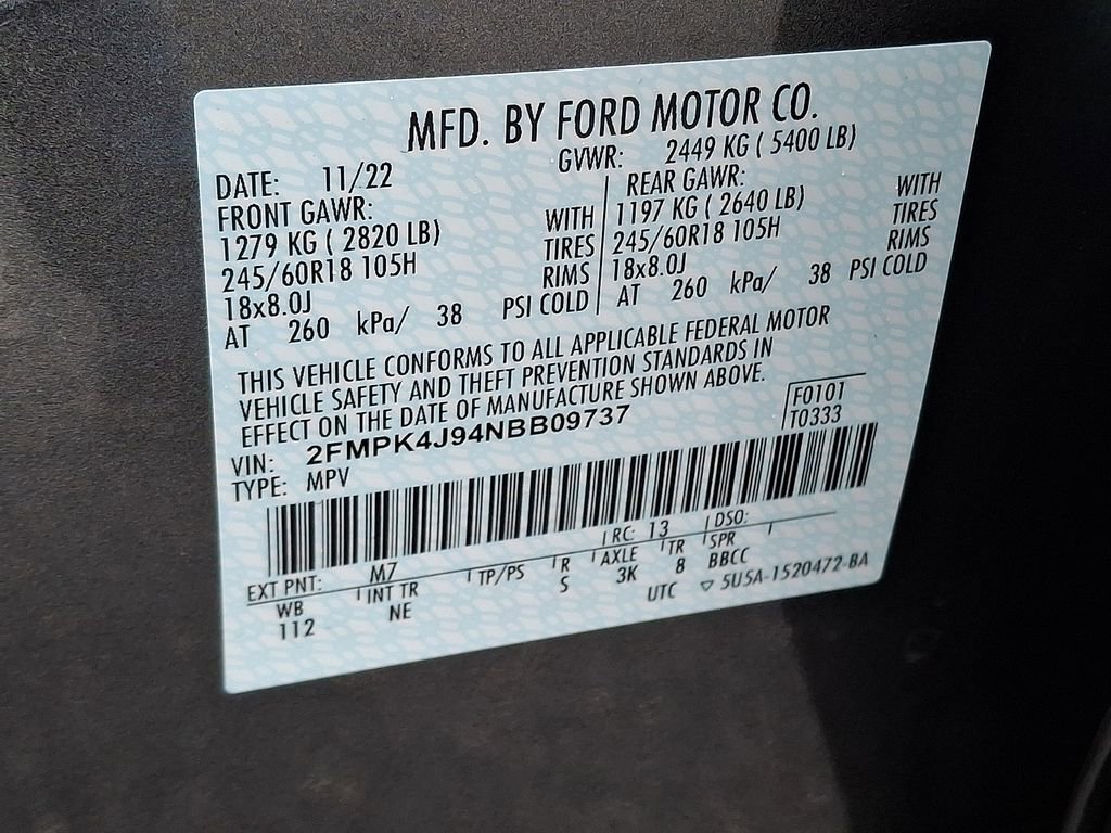 Certified 2022 Ford Edge SEL w/ Sport Appearance Package AWD/4WD image 28