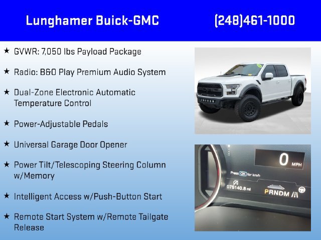 Used 2018 Ford F150 Raptor w/ Equipment Group 802A Luxury AWD/4WD image 36