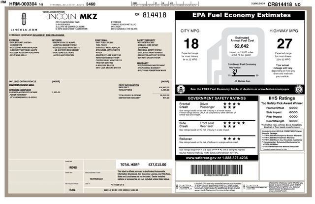 Used 2012 Lincoln MKZ image 4