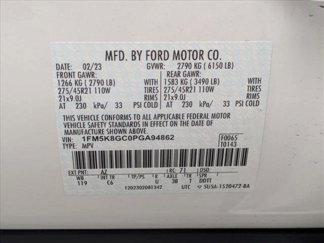 Certified 2023 Ford Explorer ST w/ Equipment Group 401A image 28