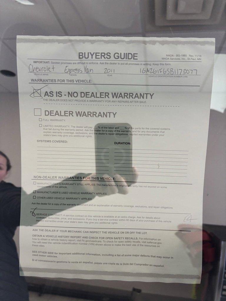 Used 2011 Chevrolet Express 3500 LT w/ LT Preferred Equipment Group image 26