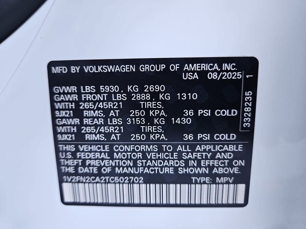 New 2026 Volkswagen Atlas SEL Premium R-Line image 30