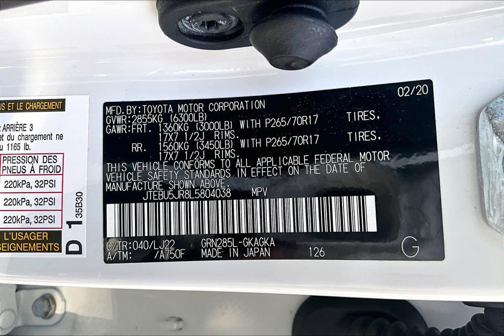 Used 2020 Toyota 4Runner Venture w/ Moonroof Package AWD/4WD image 31