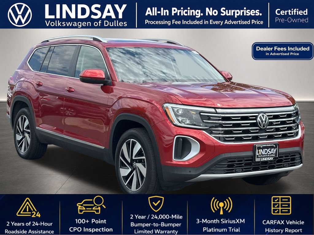 Used 2024 Volkswagen Atlas SEL AWD/4WD image 1
