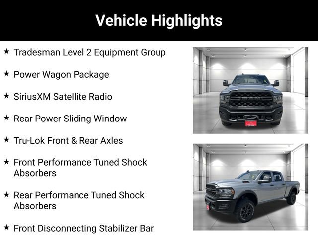 Used 2024 RAM 2500 Tradesman w/ Power Wagon Package AWD/4WD image 2