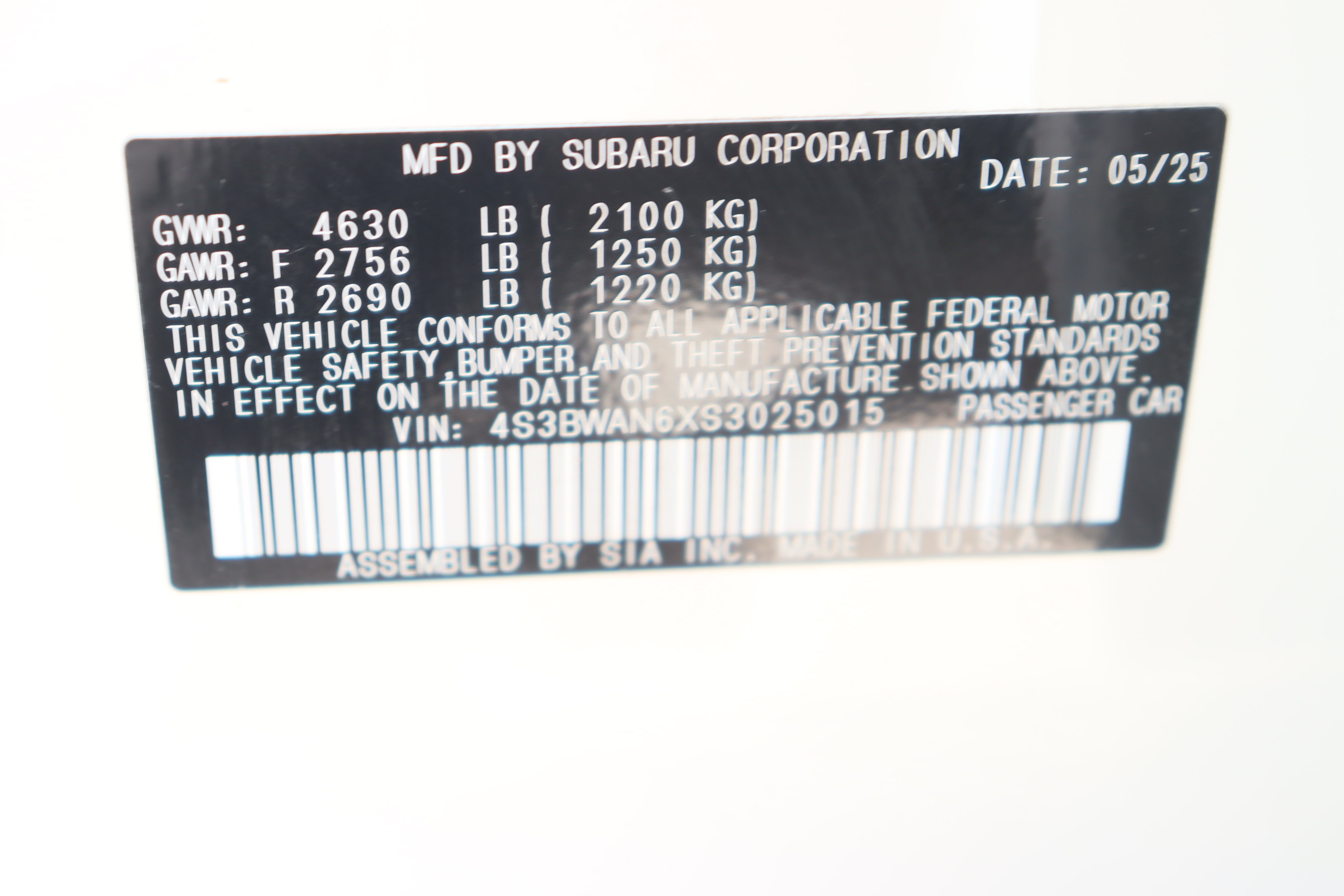 Used 2025 Subaru Legacy Limited AWD/4WD image 42