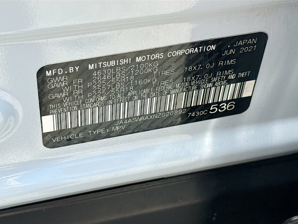 Used 2022 Mitsubishi Eclipse Cross SEL FWD image 43