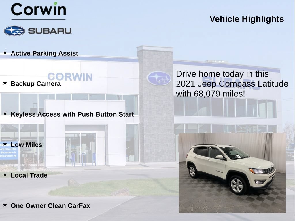 Used 2021 Jeep Compass Latitude AWD/4WD image 6