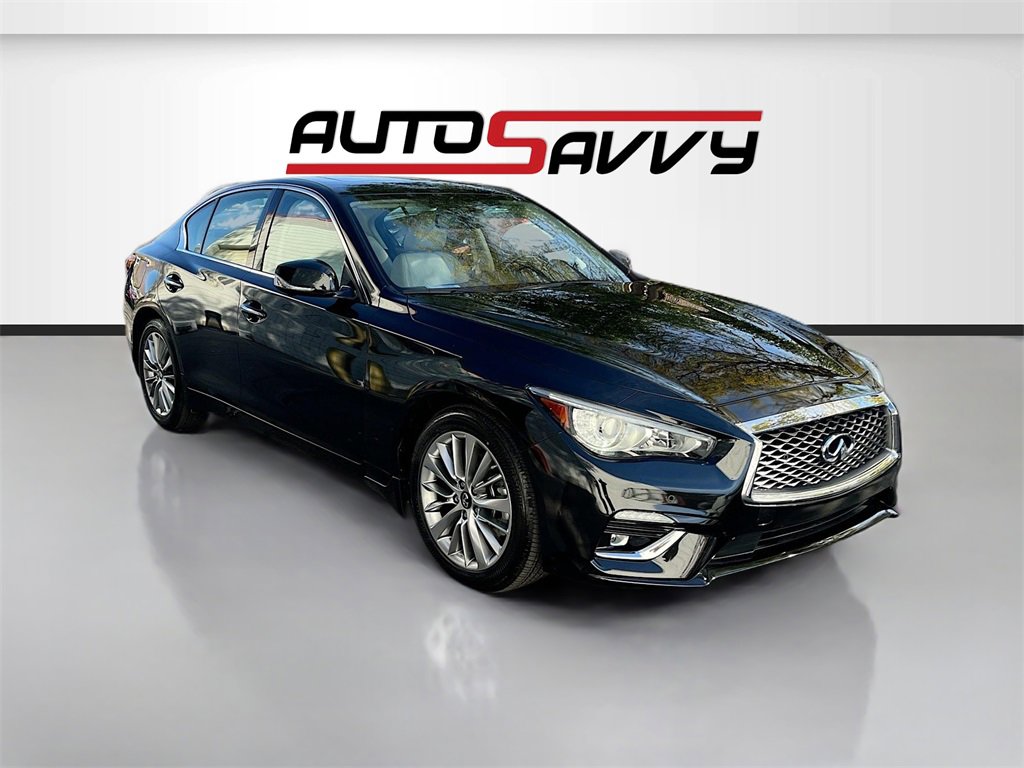 Used 2023 INFINITI Q50 Luxe w/ Cargo Package