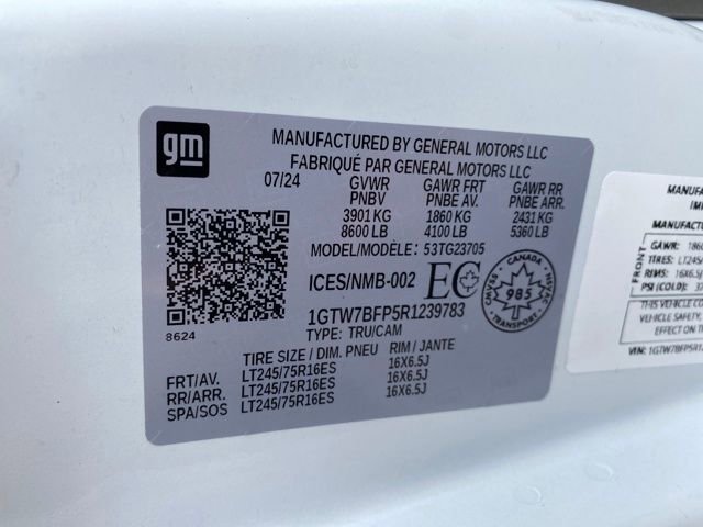 Used 2024 GMC Savana 2500 Work Van image 20