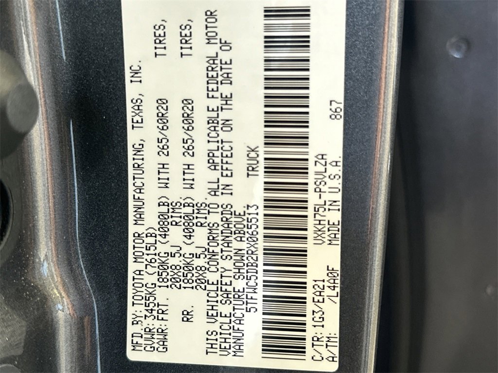 Used 2024 Toyota Tundra Limited w/ TRD Off-Road Package image 39