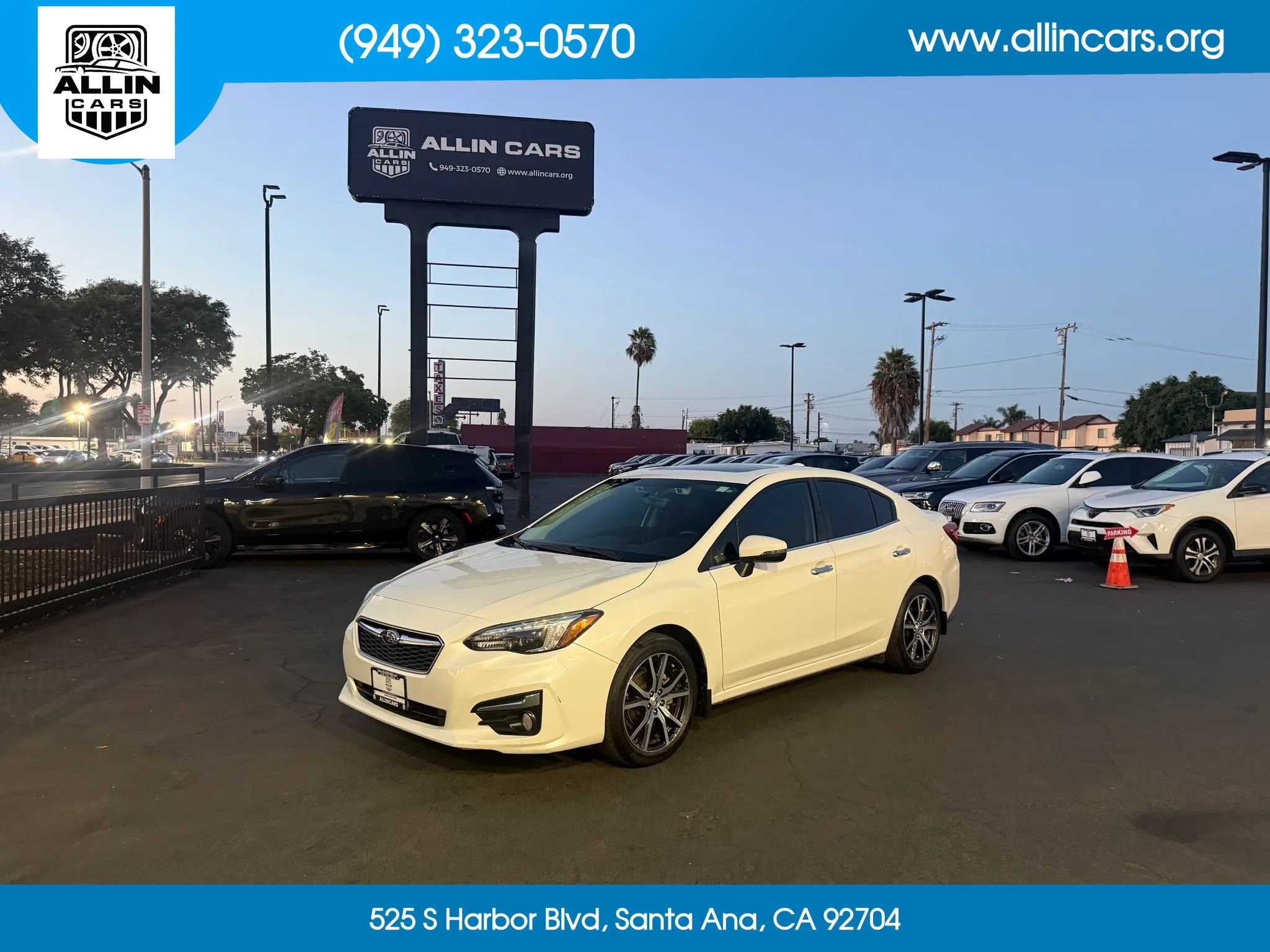 Used 2017 Subaru Impreza 2.0i Limited w/ Moonroof/BSD & Rcta/Eyesight