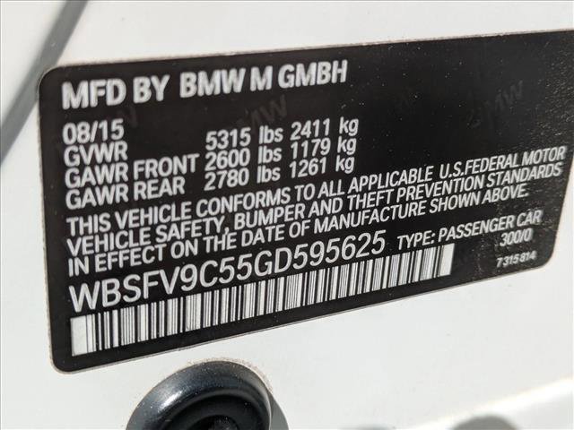 Used 2016 BMW M5 RWD image 16