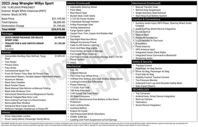 Used 2023 Jeep Wrangler Willys image 9