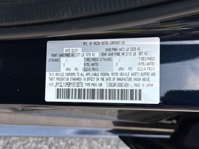 Certified 2021 MAZDA MAZDA6 Touring FWD image 20