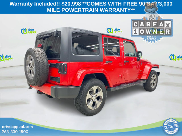 Used 2017 Jeep Wrangler Unlimited Sahara w/ Connectivity Group AWD/4WD image 5