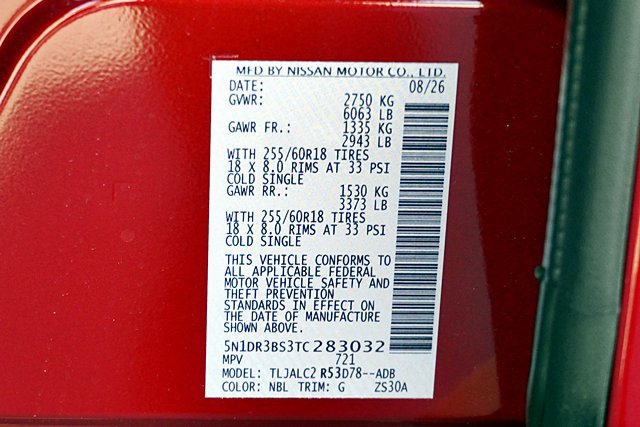 New 2026 Nissan Pathfinder SV w/ Cargo Package FWD image 15