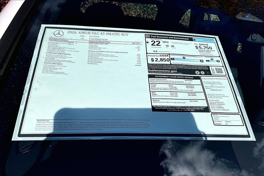 New 2026 Mercedes-Benz GLC 43 AMG 4MATIC image 14